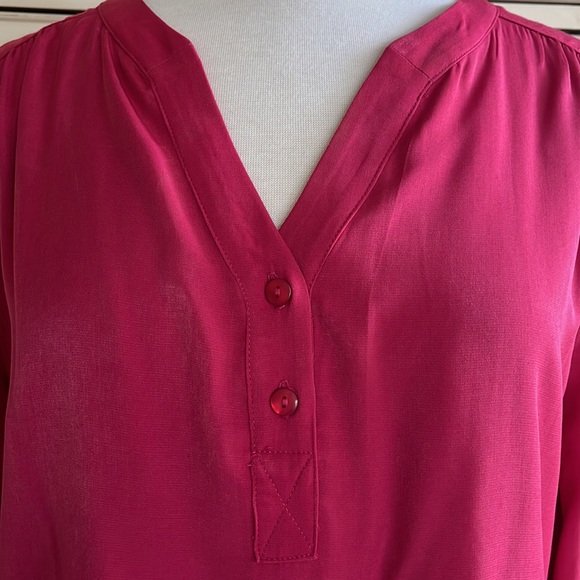 Chicos Pink tunic top size 1 - Picture 6 of 8